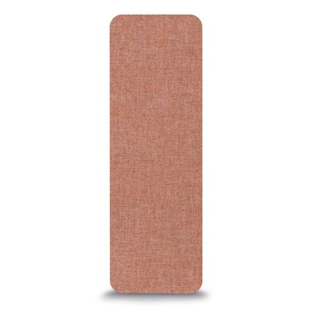 United Visual Products Corkboard, Wht, Rubber, 2 Door, 72 x 36" UV305-WHITE-RUBBER